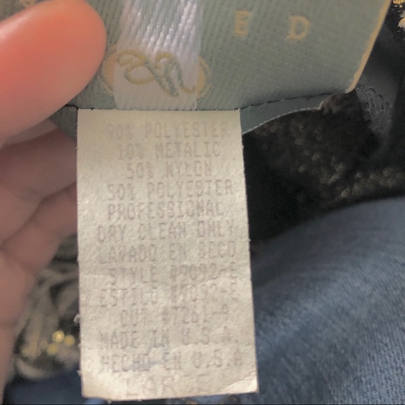 Gold vintage sequin evening gown - Picture 7 of 7